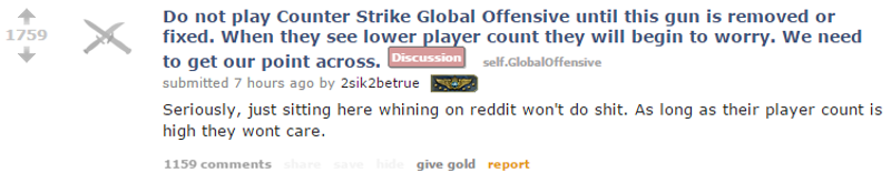 Illustration for article titled Counter-Strike Players Really Hate The Game's New Gun